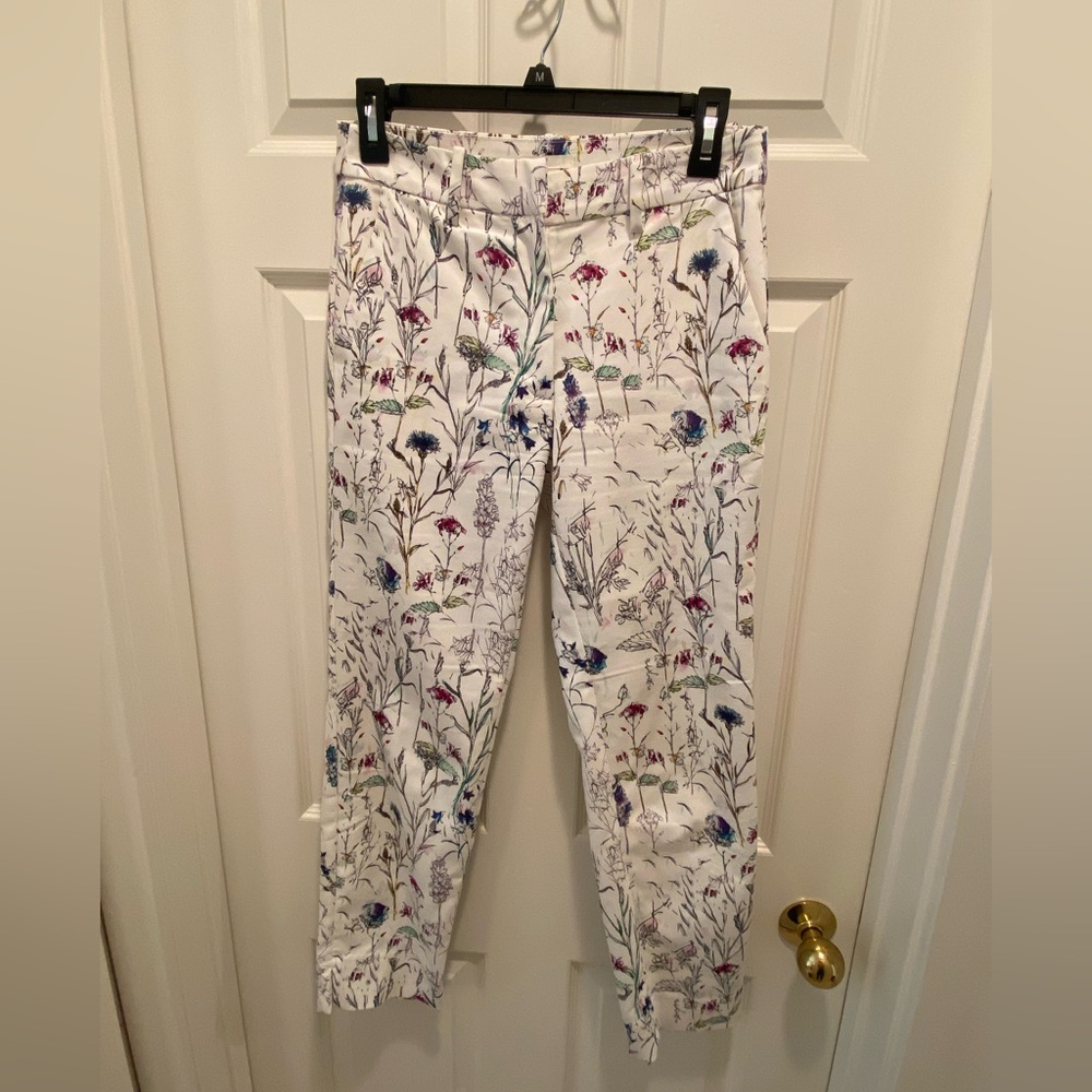 Floral Print H&M Work Pants